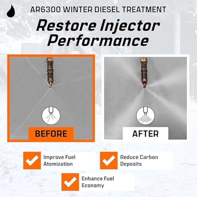 Archoil AR6300 WINTER DIESEL TREATMENT - TREATS 275 GALLONS - ADDITIVE FOR ALL DIESEL VEHICLES INCLUDES ANTI-GEL PROTECTION - Image 5